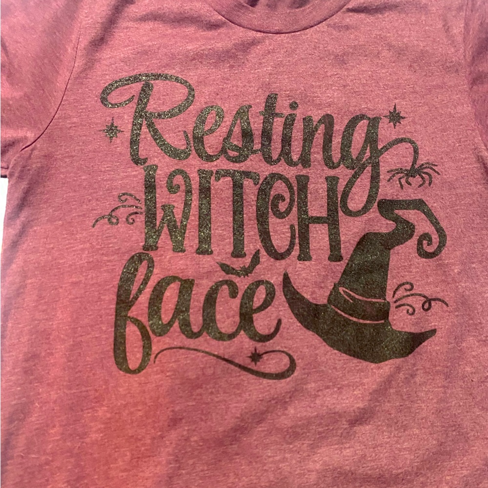 Belle Canvas size small “ resting witch face “